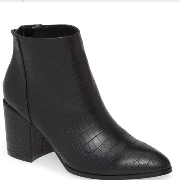 Steve Madden Shoes - Steve Madden Julianne Booties | Black Croc | Size 5.5 | NWT